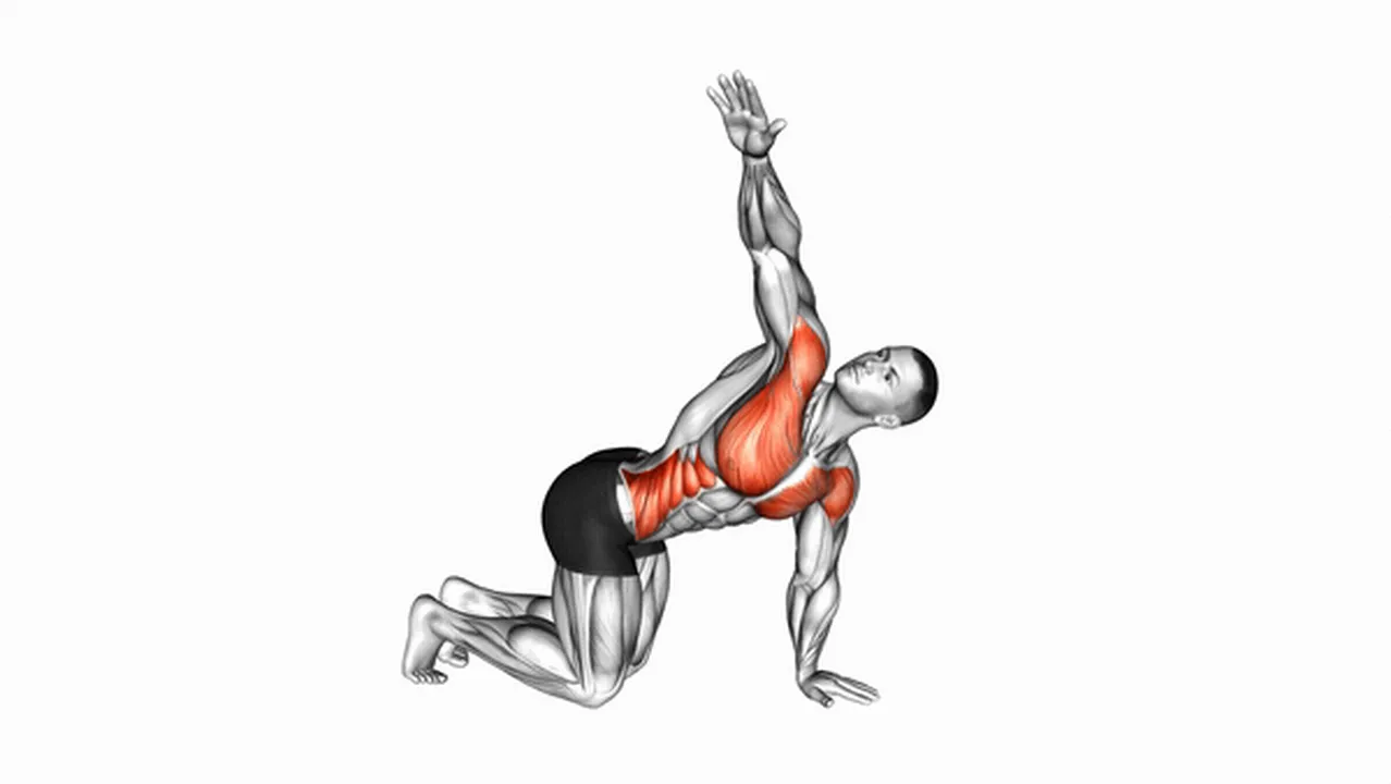 Common variations of the Kneeling Back Rotation Stretch Image