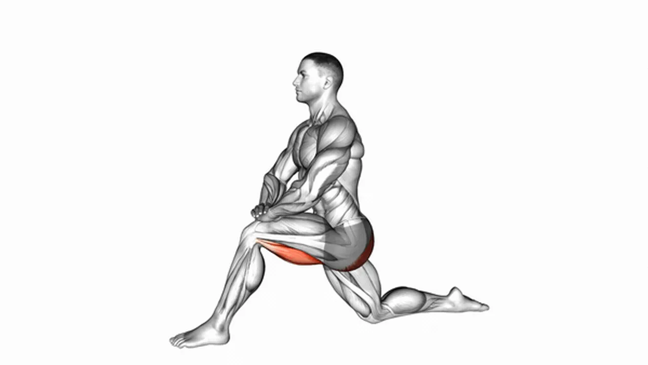 What are the benefits of the kneeling hip flexor stretch? Image