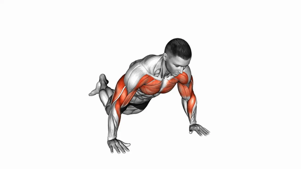 Common Kneeling Shoulder Tap Push-Up Variations Image