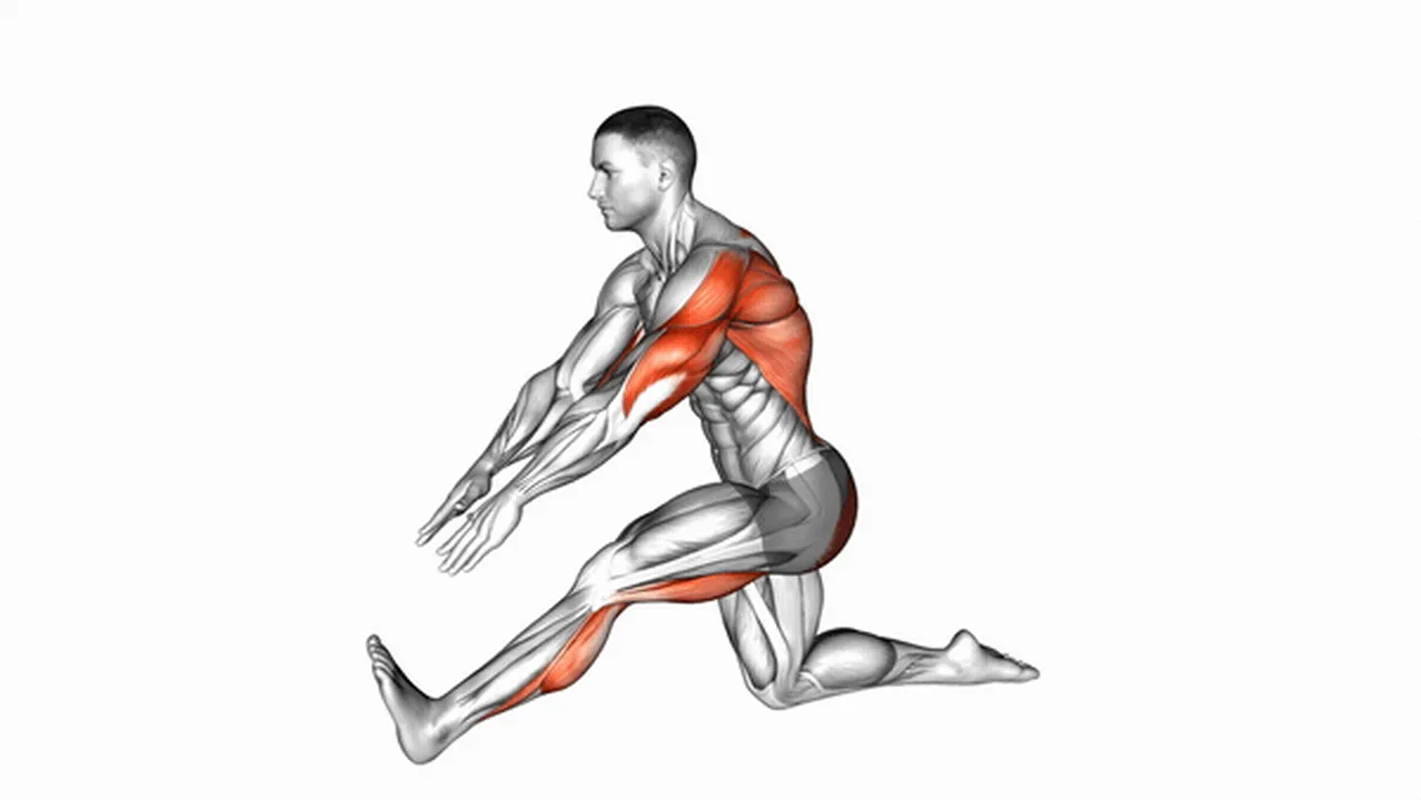 Common mistakes during the Kneeling Toe Up Hamstring Stretch Image