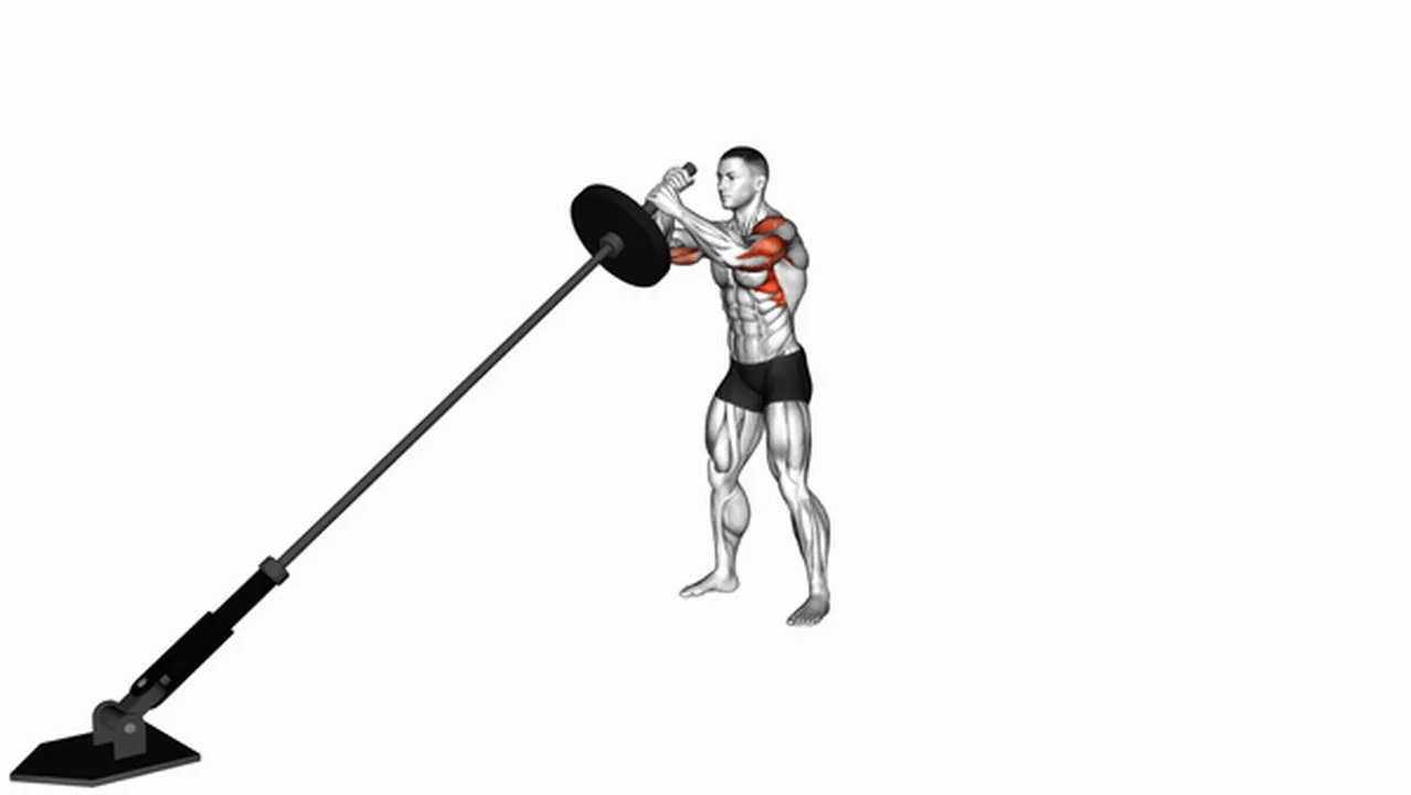 How to do the Landmine Shoulder to Shoulder Press? Image