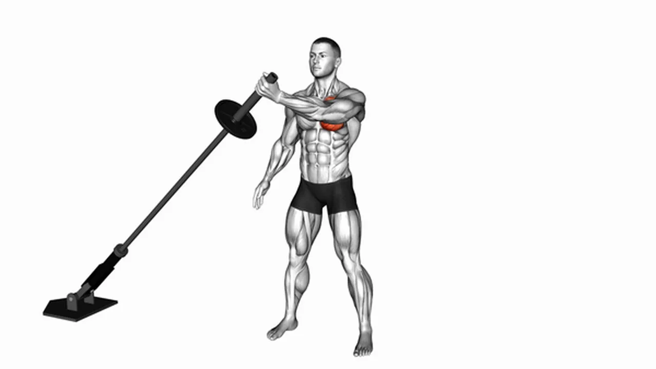 How to do Landmine Single Arm Low Fly? Image