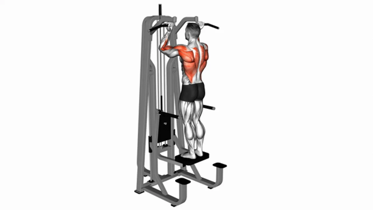 Lever Assisted Standing Chin-Ups