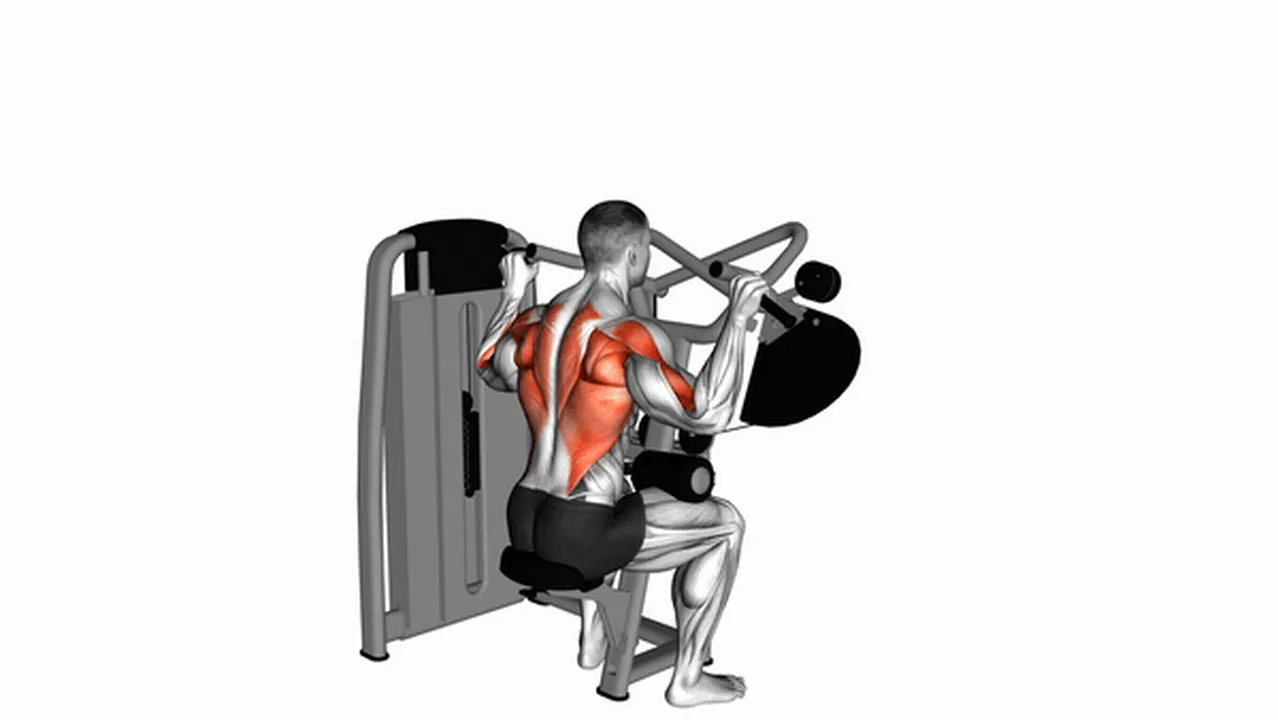 How to do the Lever Cross Lat Pulldown? Image