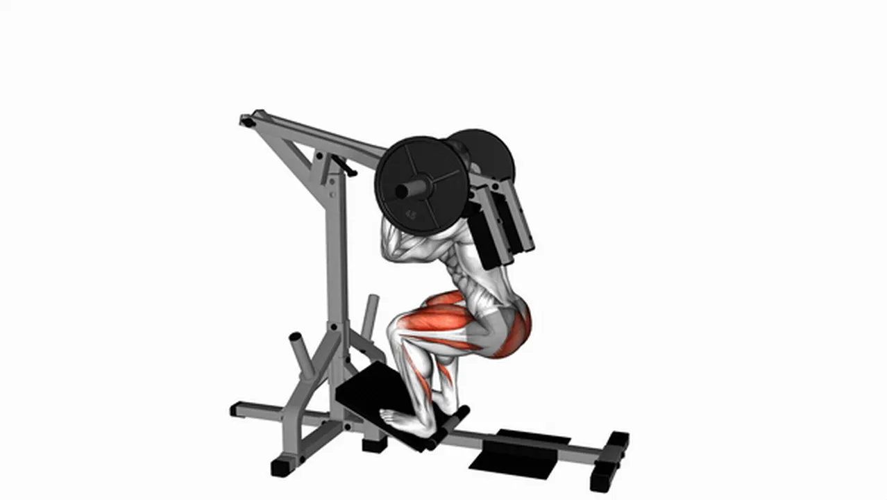 How to do Lever Elevated Squats? Image