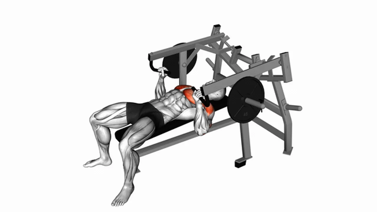 What are the benefits of the Lever Lying Chest Press? Image