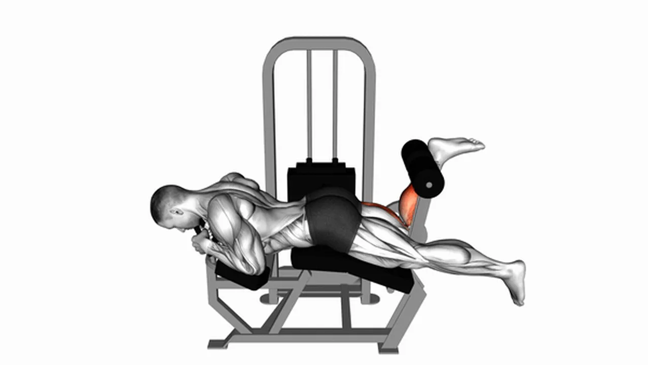 How to do Lever Lying Single Leg Curls? Image