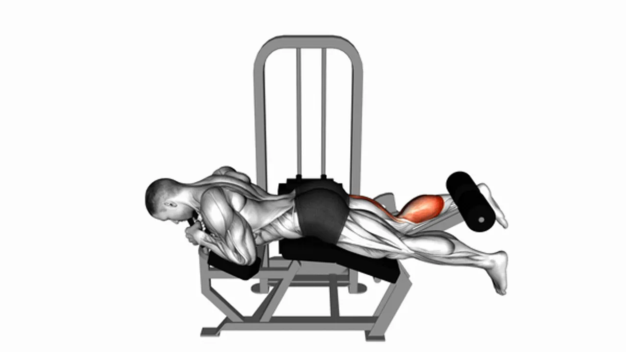 Lever Lying Single Leg Curl