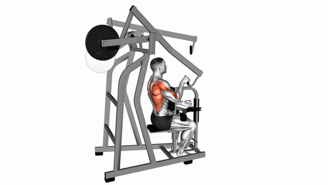 What are the benefits of the Lever One-Arm Lateral High Row? Image