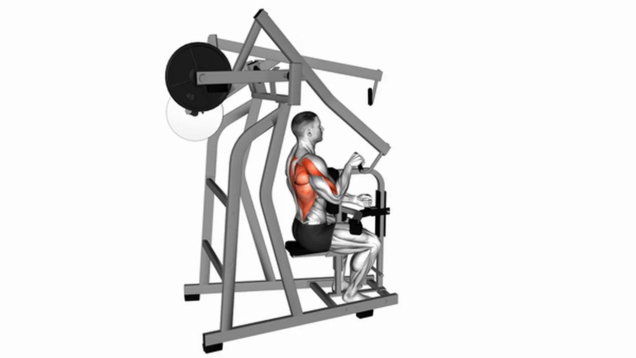 How to do the Lever One-Arm Lateral High Row? Image