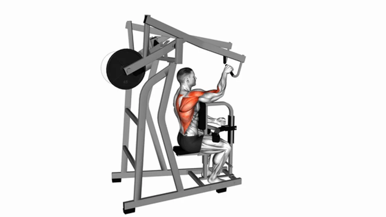 Lever One-Arm Lateral High Row