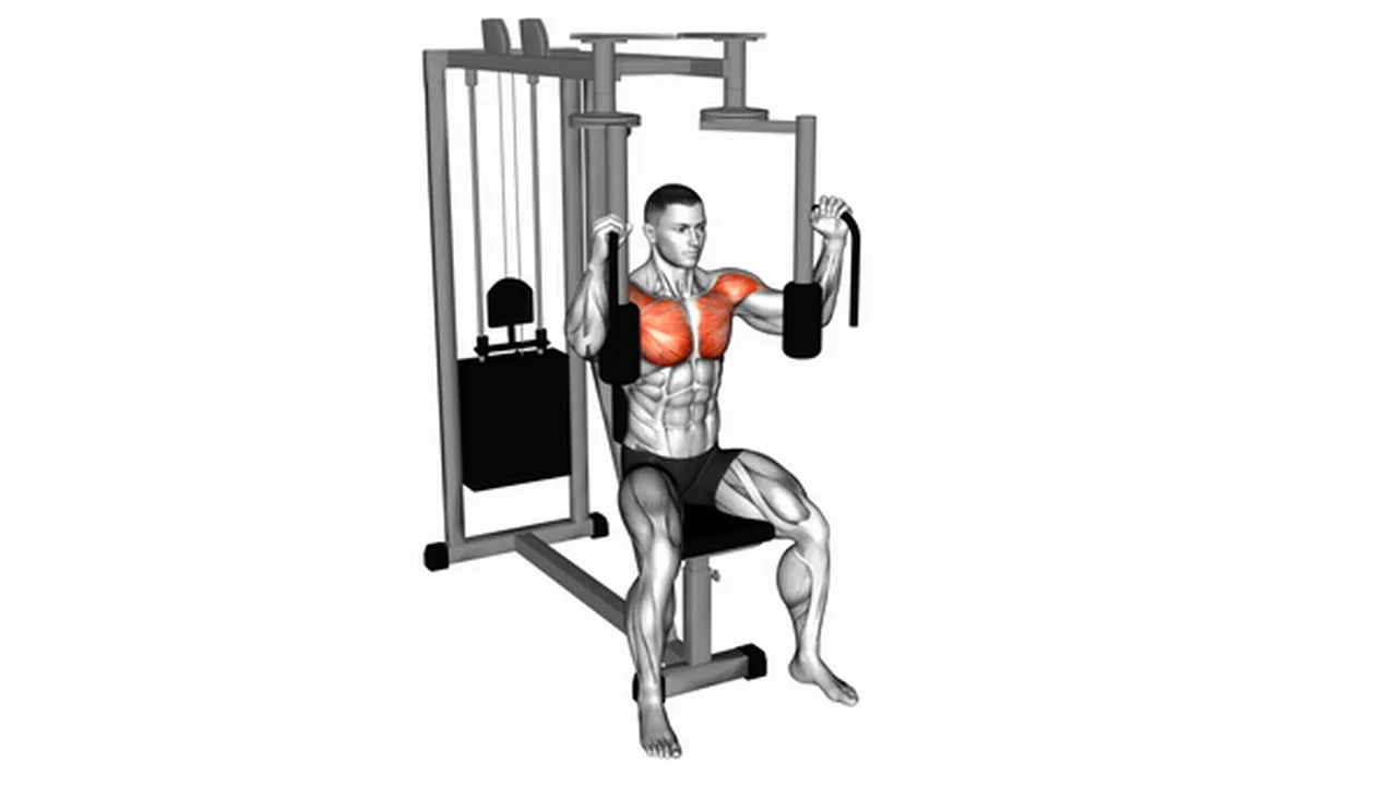 How to do Lever Pec Deck Fly? Image