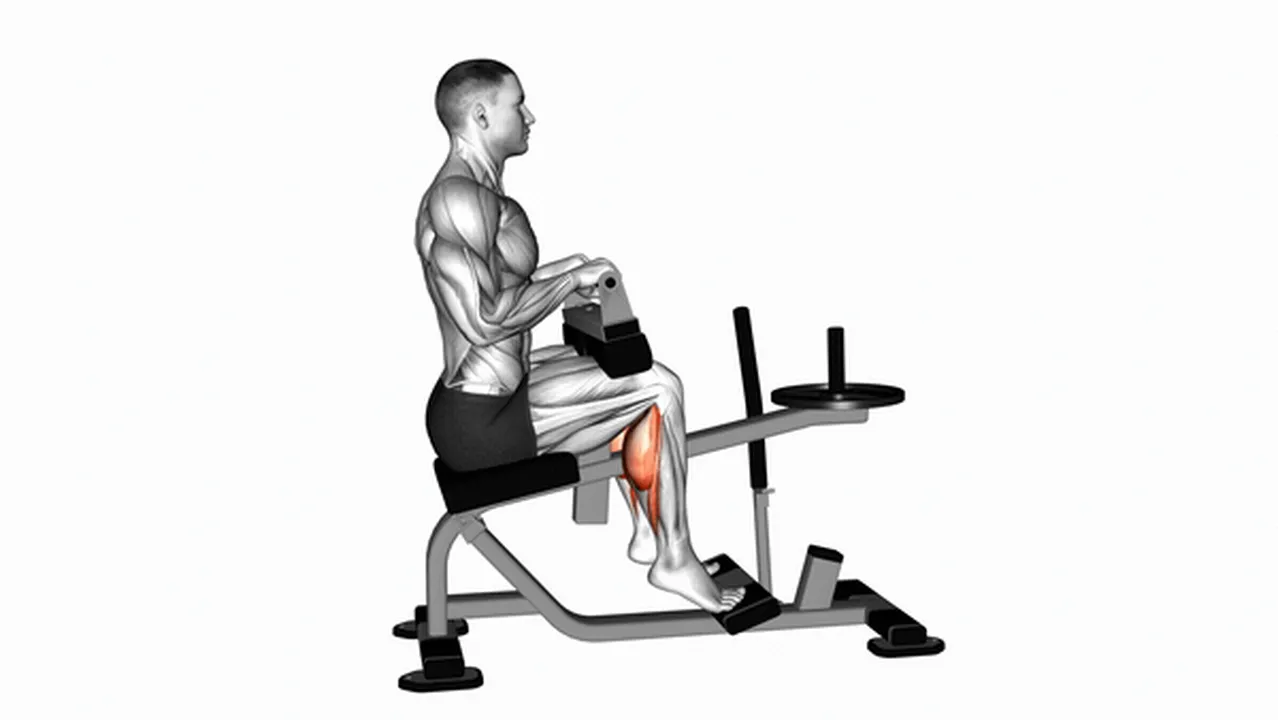 How to do the Lever Seated Calf Raise? Image