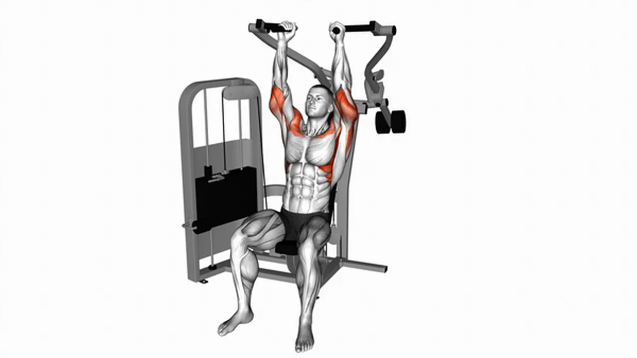 How to do Lever Seated Hammer Grip Shoulder Press? Image