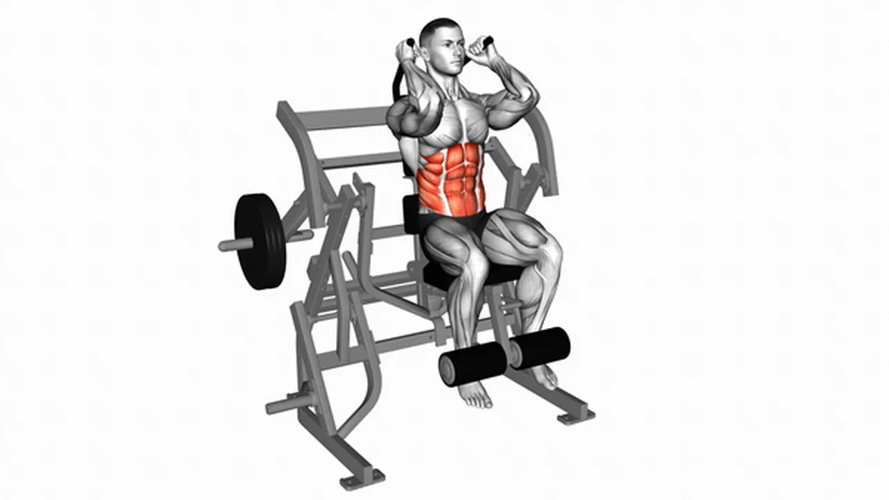 What are the benefits of the Lever Seated Leg Raise Crunch? Image