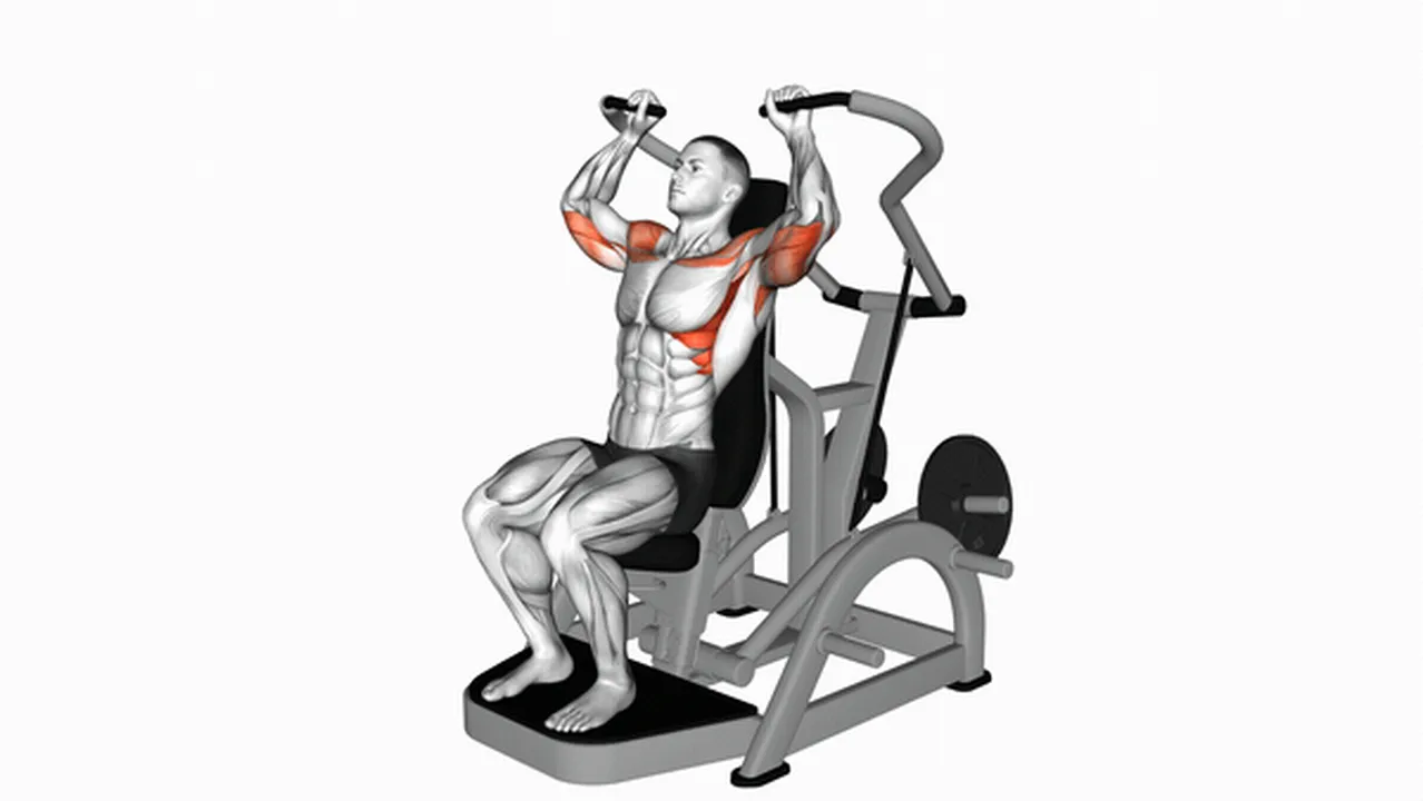 How to do Lever Shoulder Press (Plate Loaded)? Image