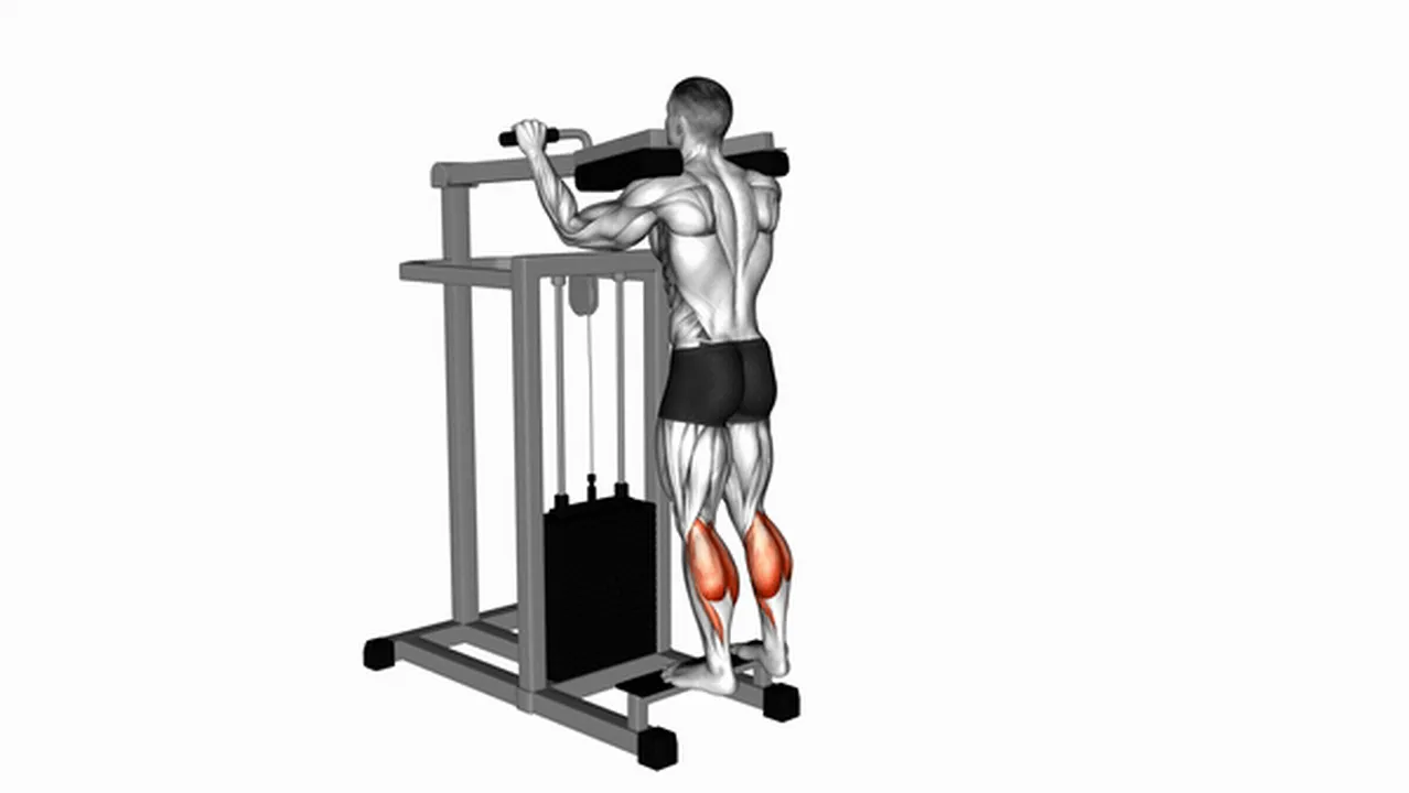 How to do Lever Standing Calf Raises? Image