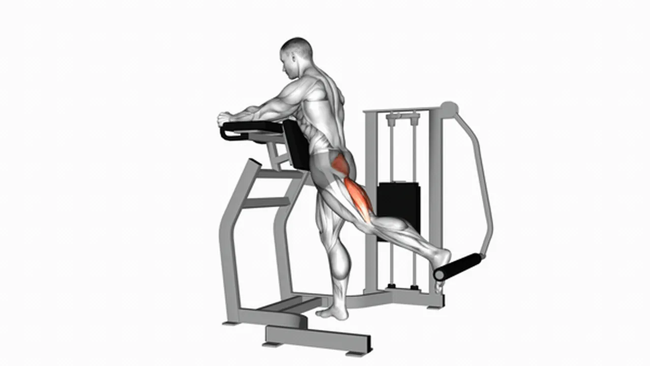 How to do Lever Standing Hip Extensions? Image