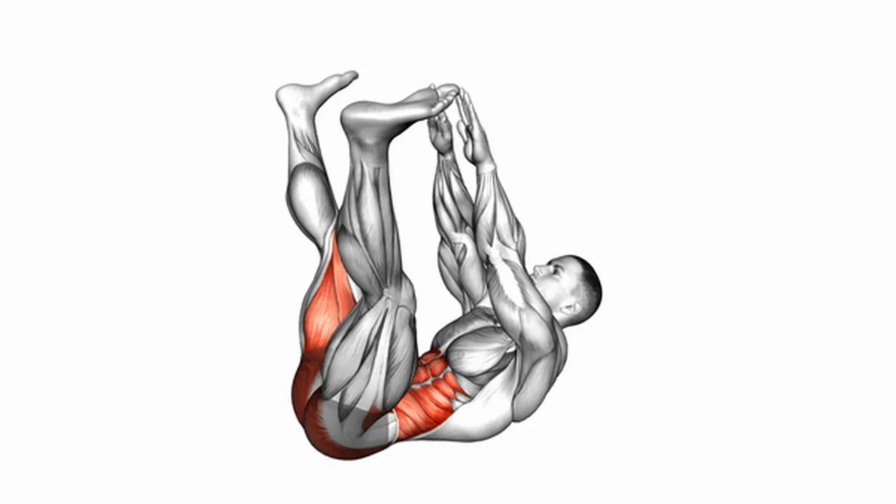 Common Variations of Lying Crunch Through Legs Abduction Image