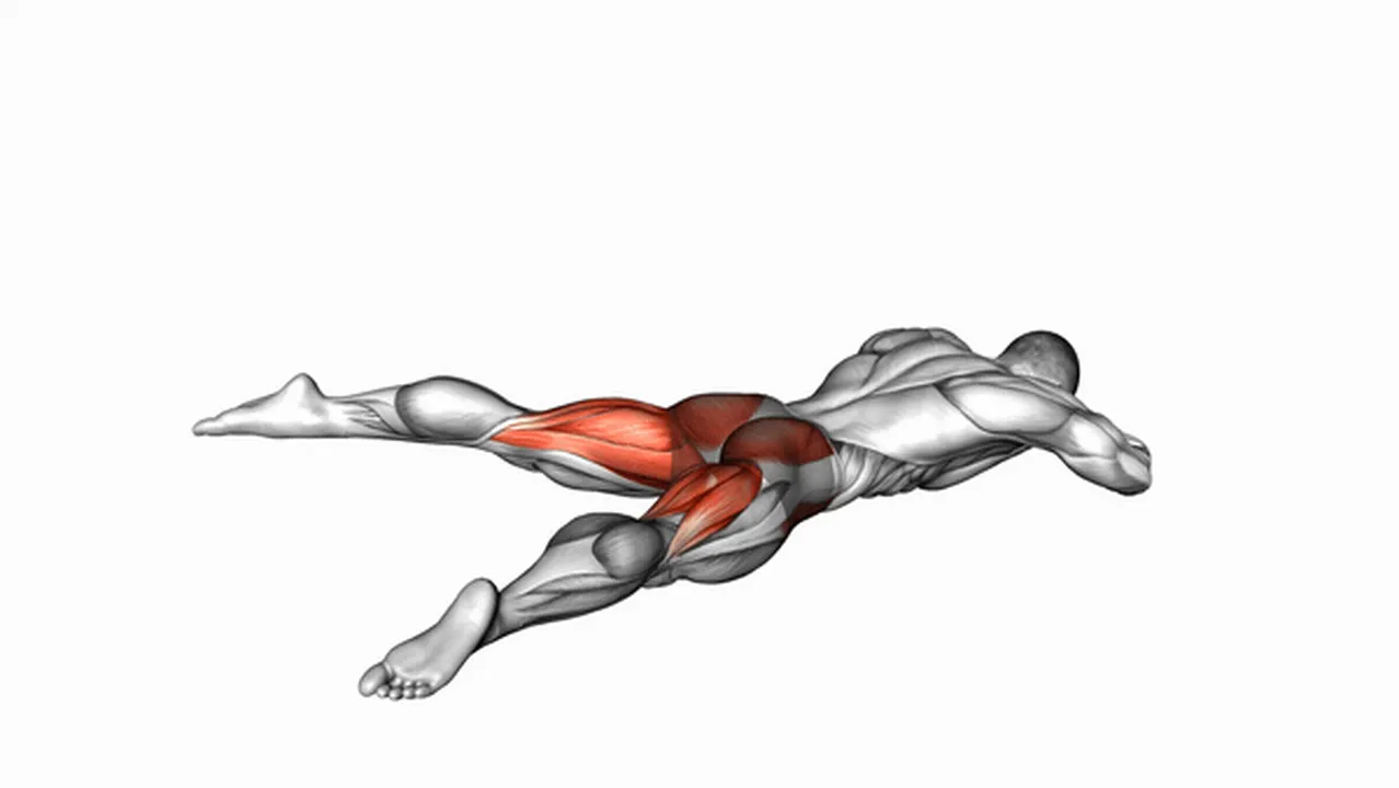 Common lying leg abduction variations Image