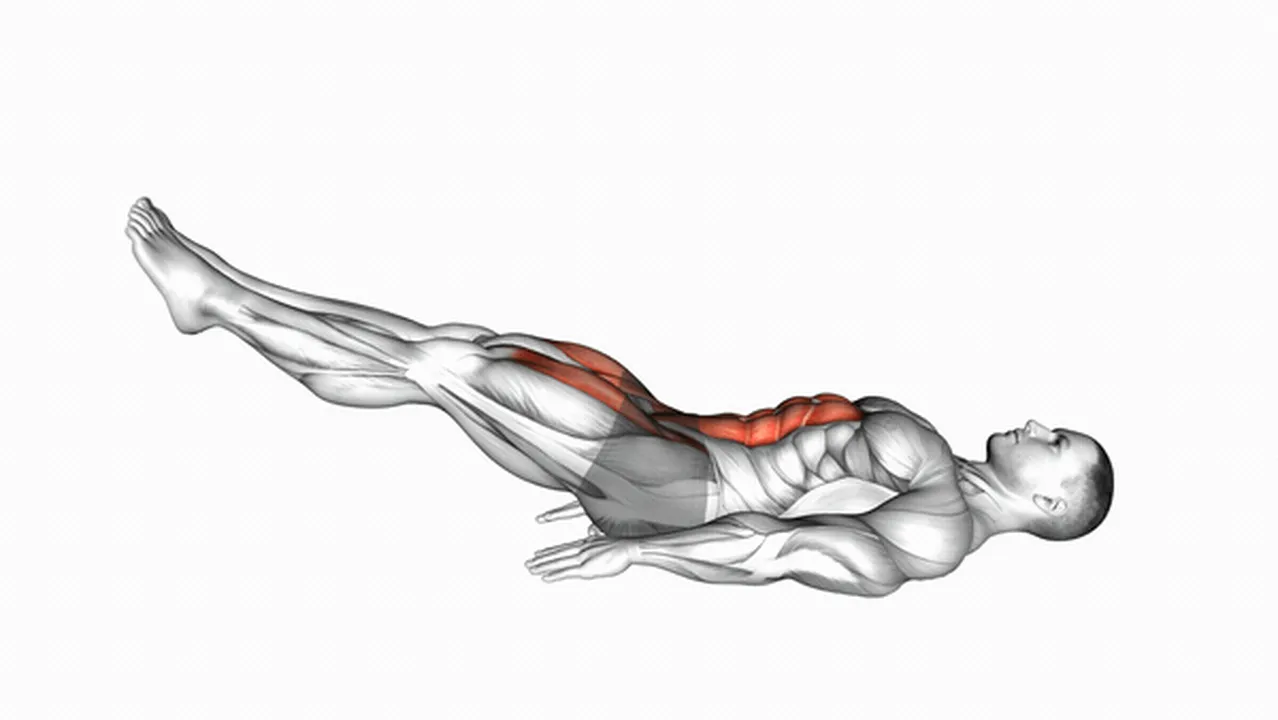 How to do Lying Leg Raise and Hold? Image