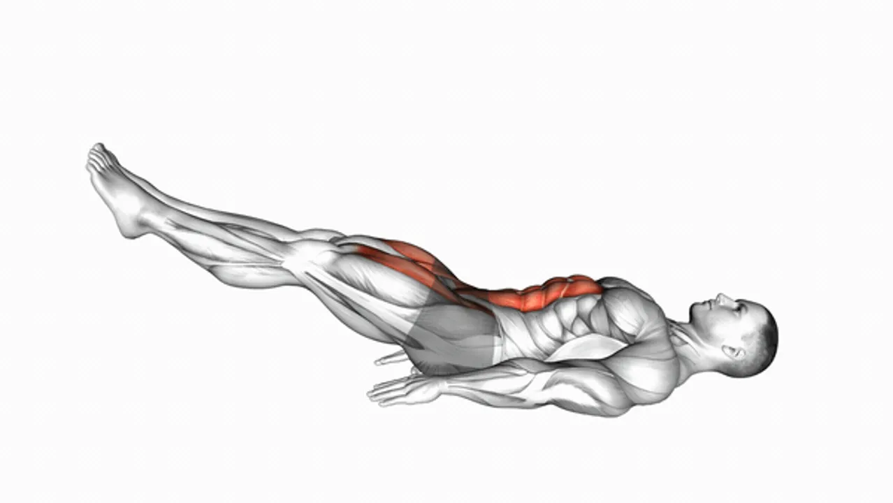 Lying Leg Raise and Hold