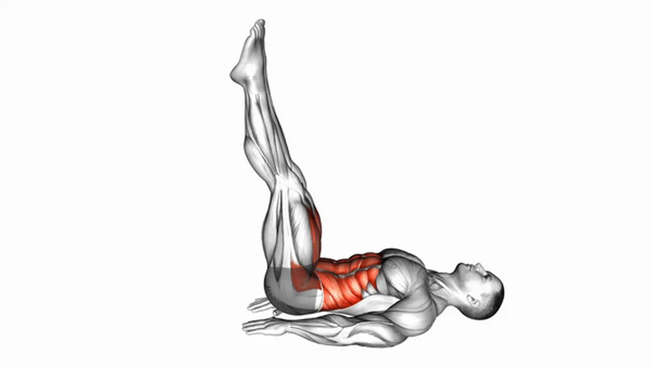 What are the benefits of lying leg raises? Image