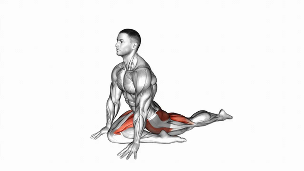 Common lying leg tuck hip stretches variations Image