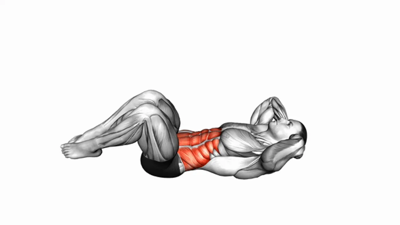 Lying Oblique Crunches