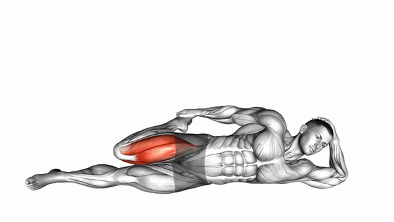 Lying Side Quadriceps Stretch