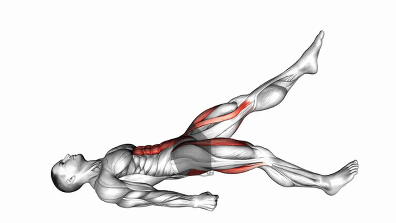 How to do lying straight leg marches? Image