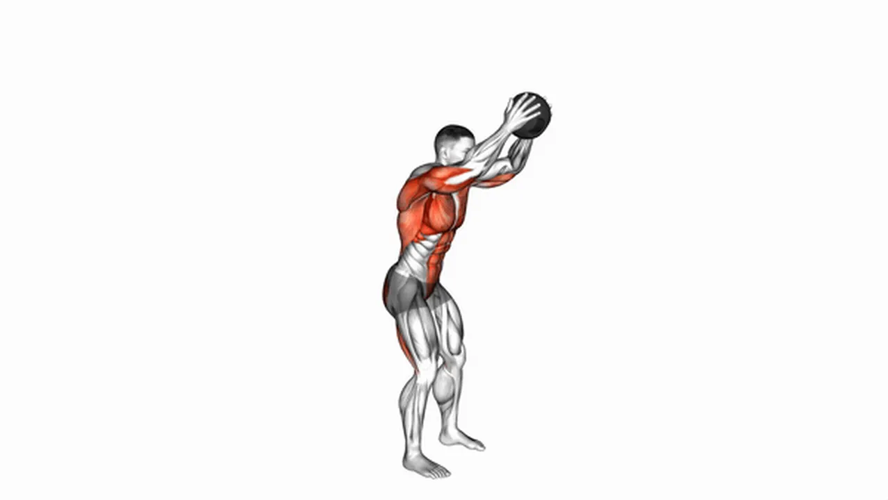 What are the benefits of the medicine ball catch and overhead throw? Image