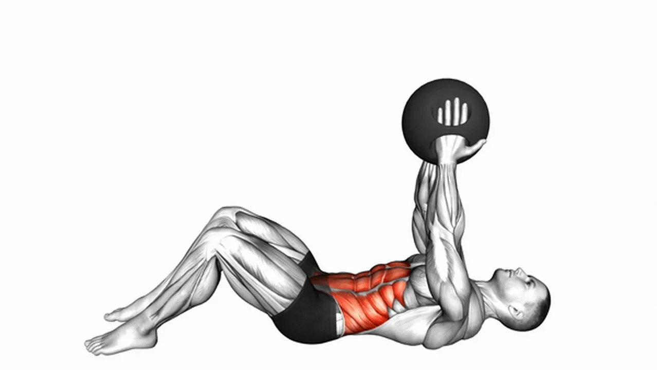 What are the benefits of medicine ball crunches? Image