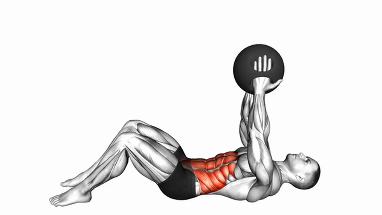 How to do medicine ball crunches? Image