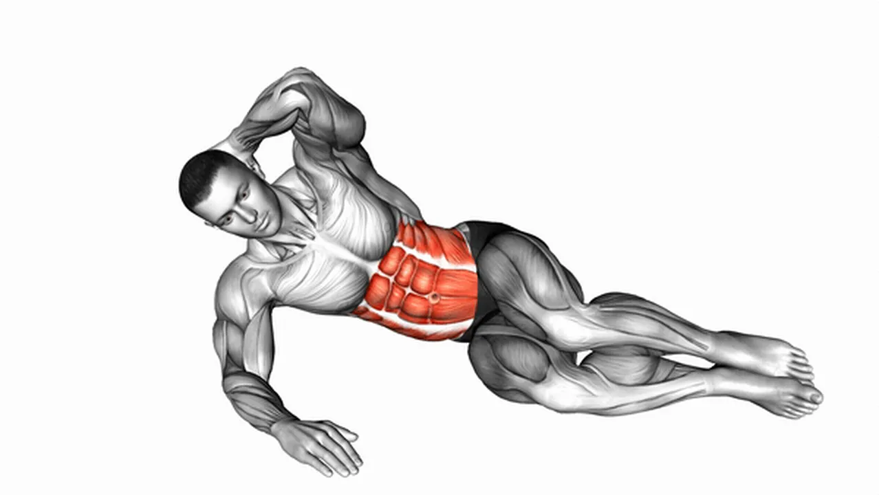 Common oblique crunches variations Image