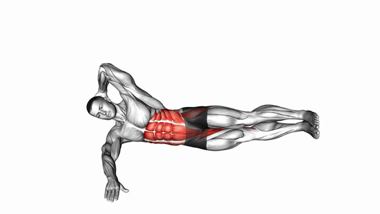 Common mistakes during oblique crunches with straight leg lift Image