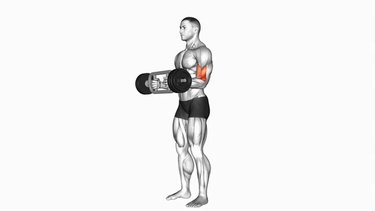 Common Olympic Barbell Hammer Curl variations Image