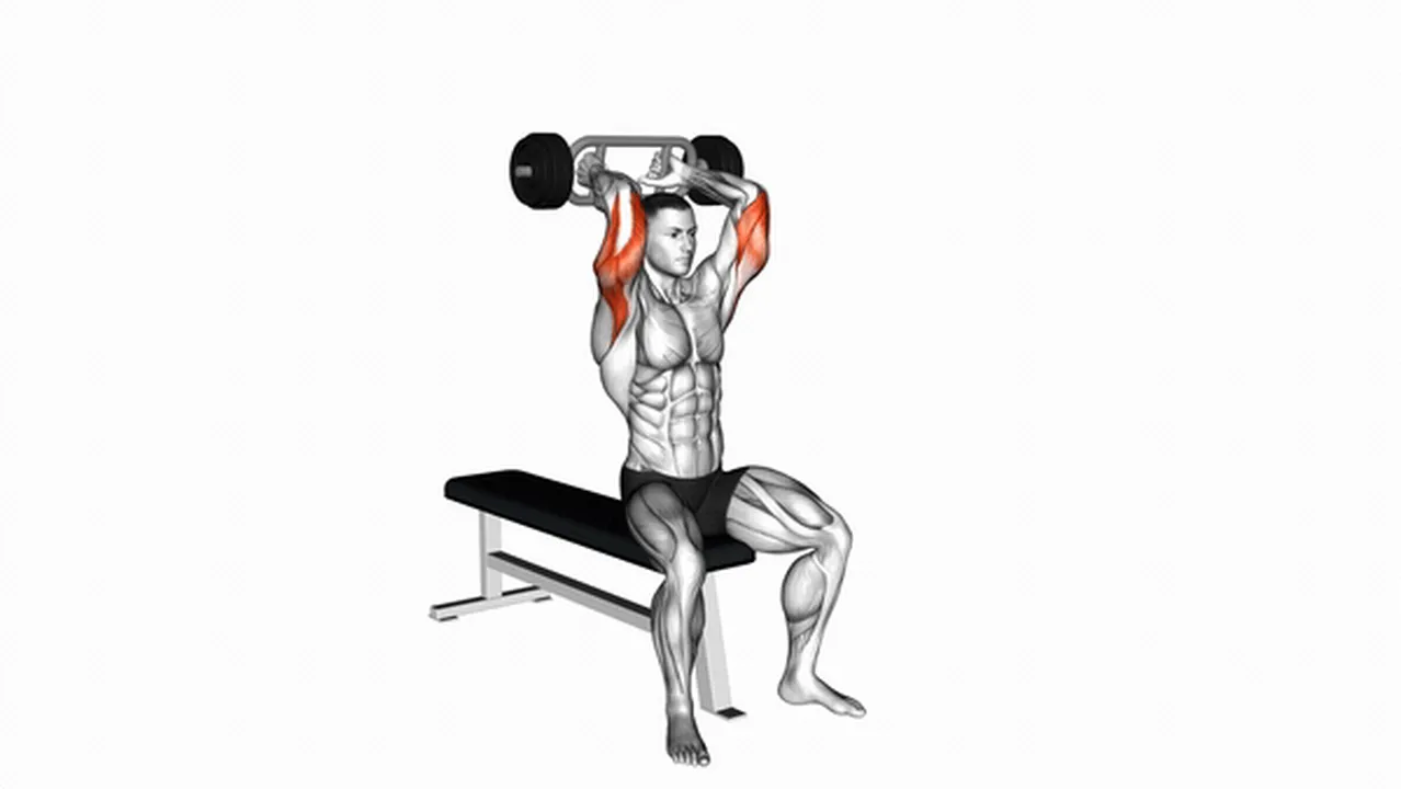 How to do Olympic Barbell Triceps Extensions? Image