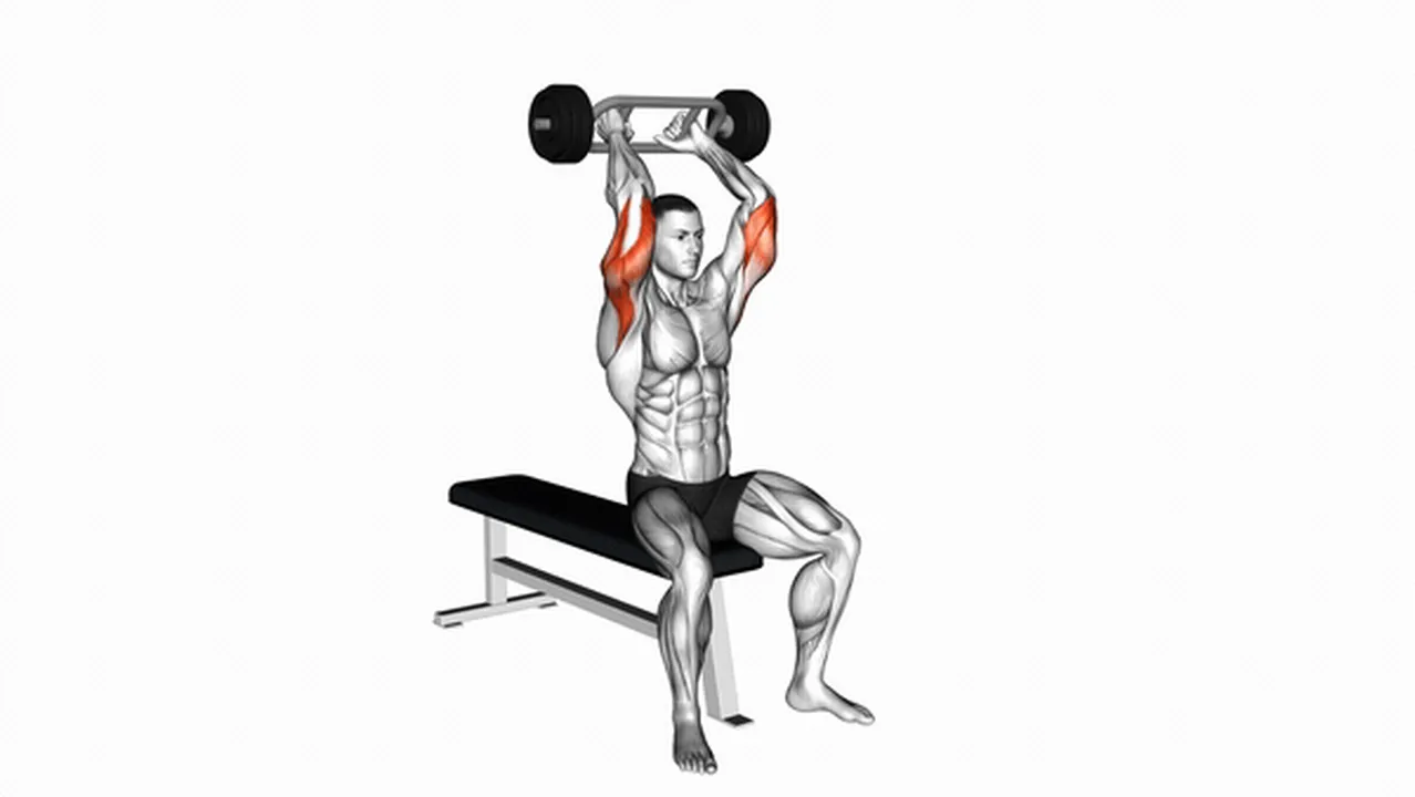 Common mistakes during Olympic Barbell Triceps Extensions Image