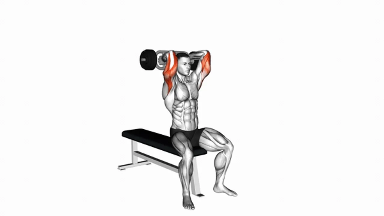 Olympic Barbell Triceps Extension