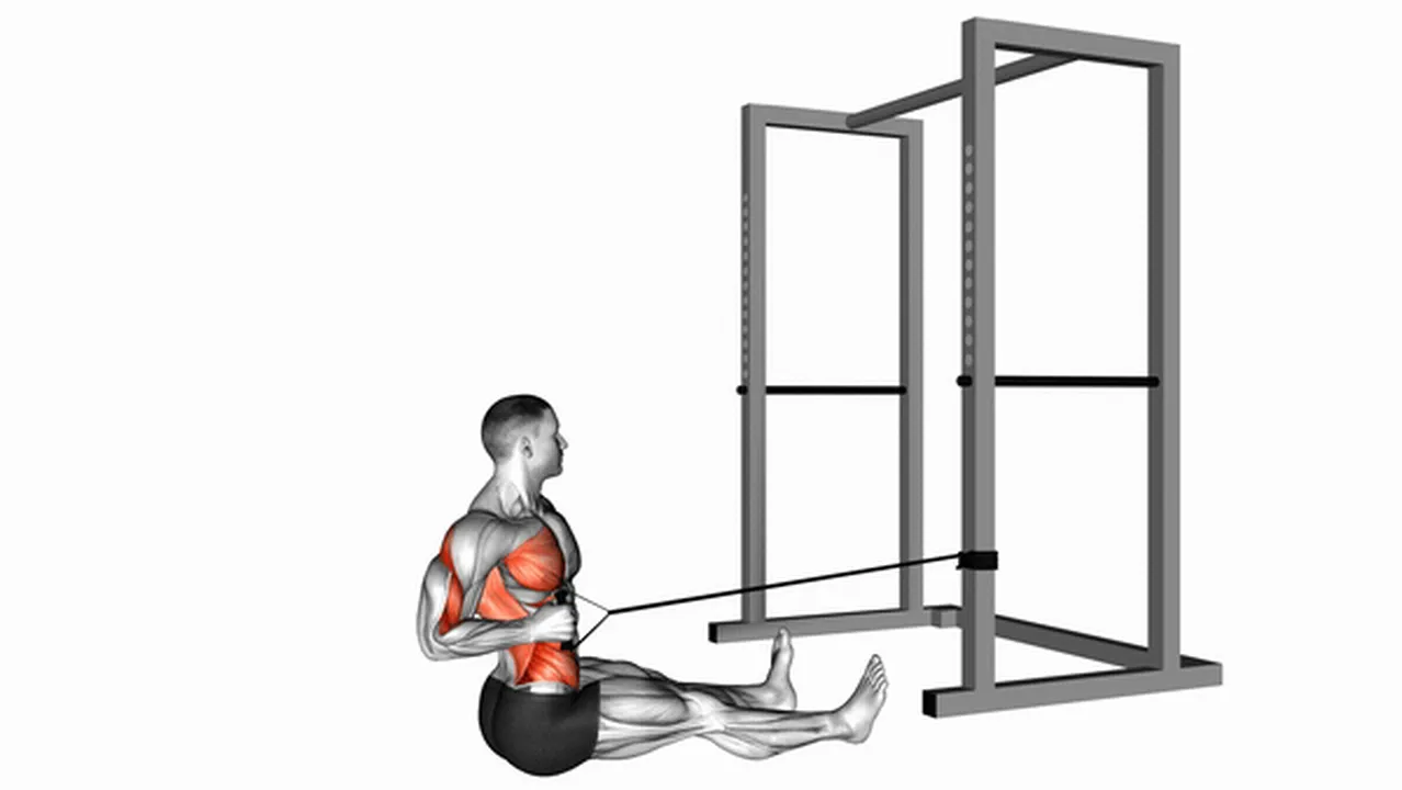 What are the benefits of the One Arm Twisting Seated Row with Band? Image