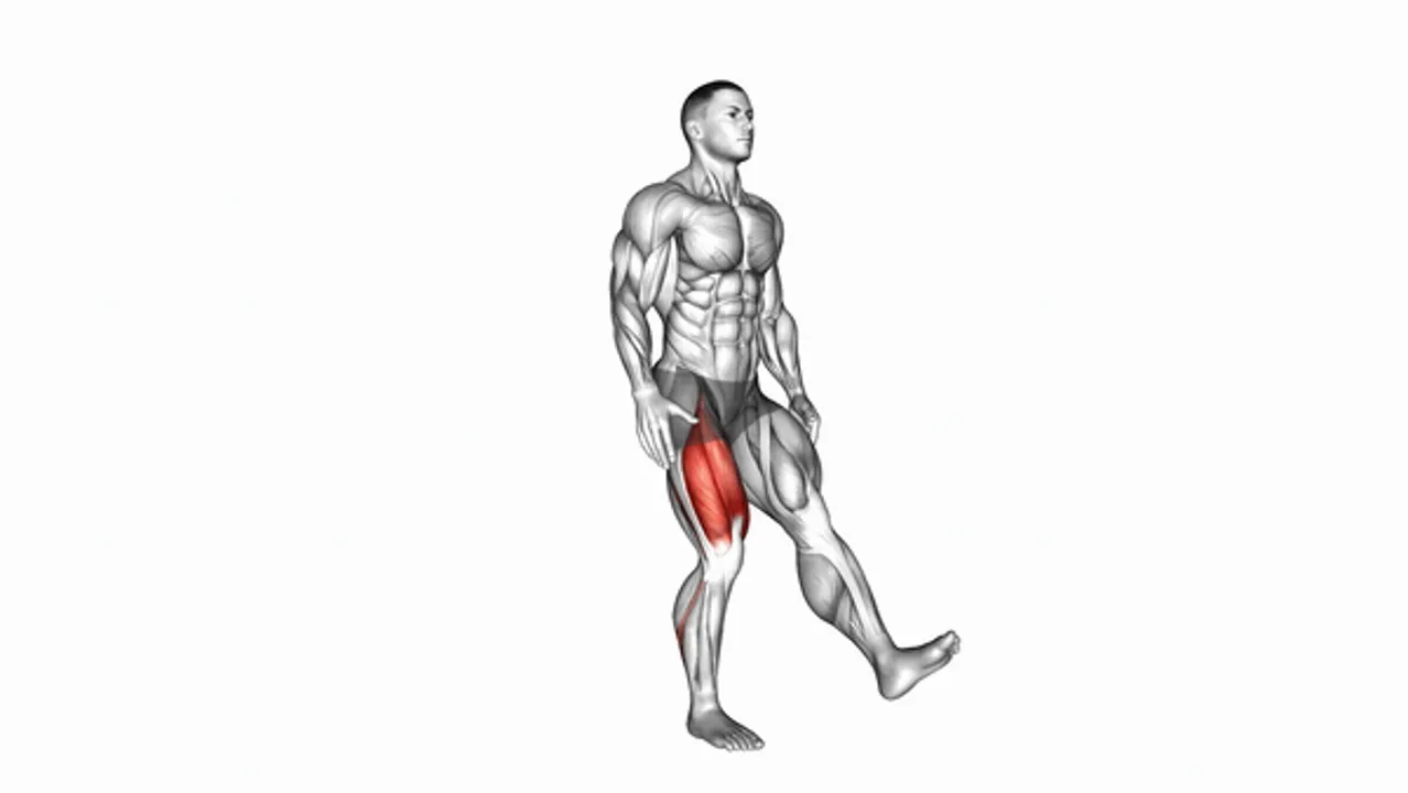 One Leg Quarter Squats