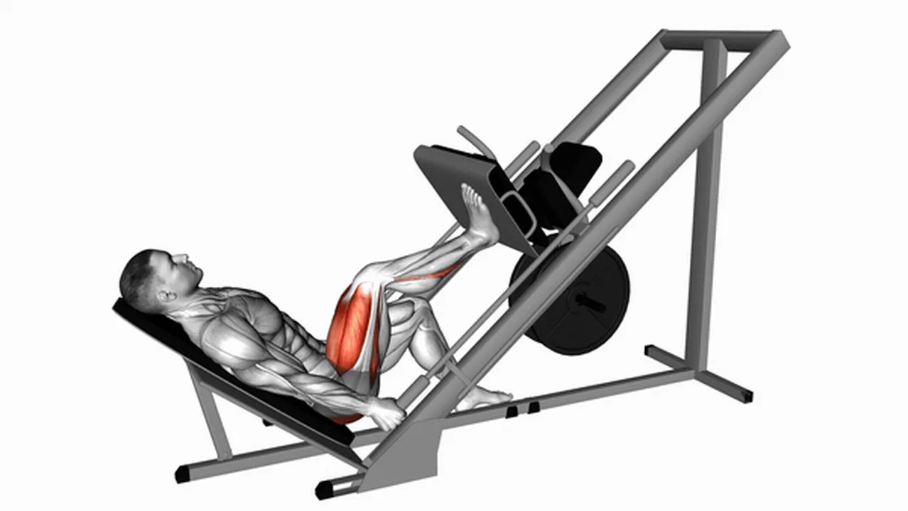 How to do the One-Legged Sled Press? Image