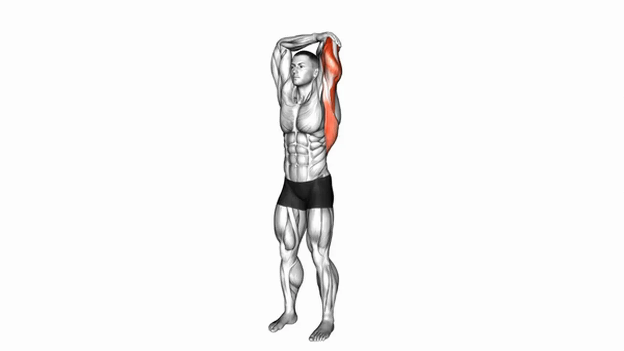 What are the benefits of the Overhead Triceps Stretch? Image