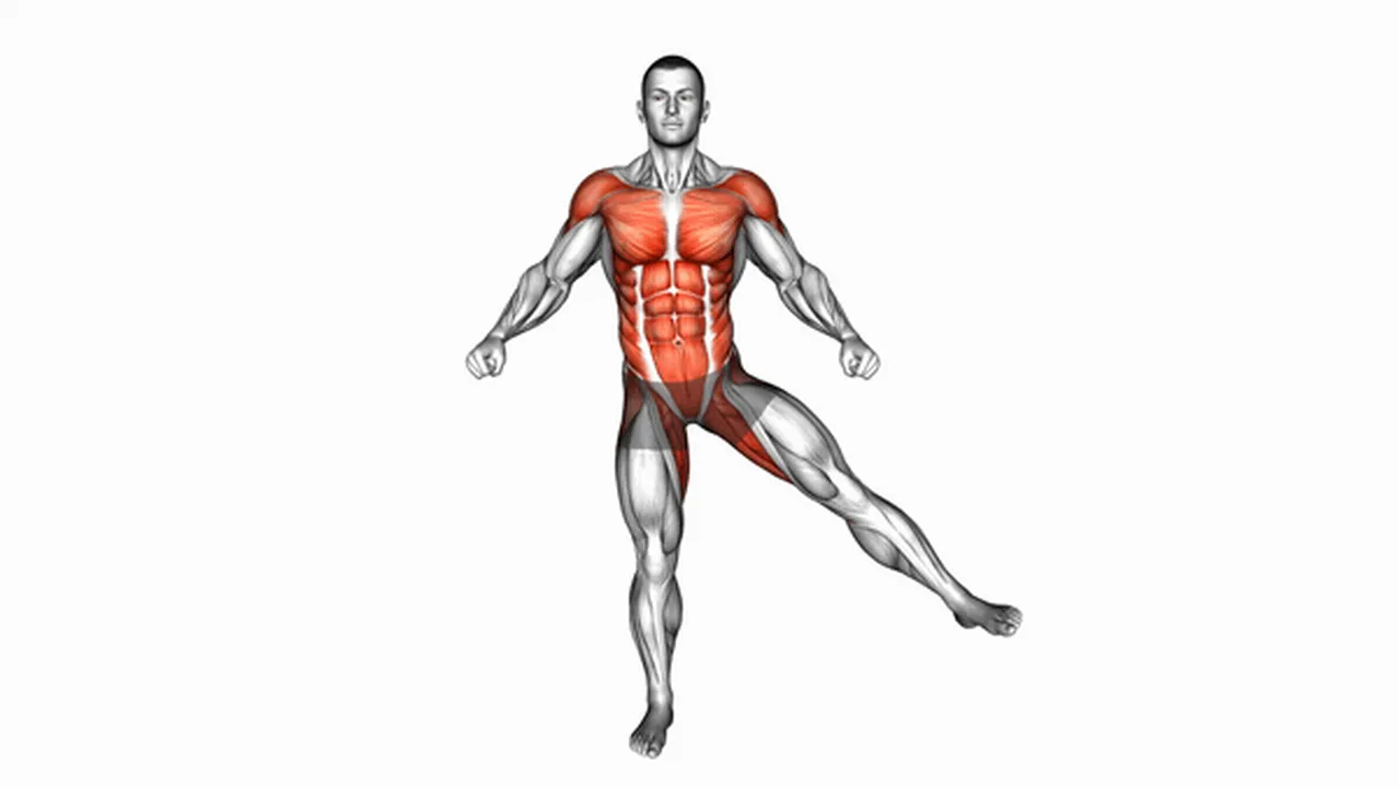 How to do Pendulum Arms Side Leg Raises? Image