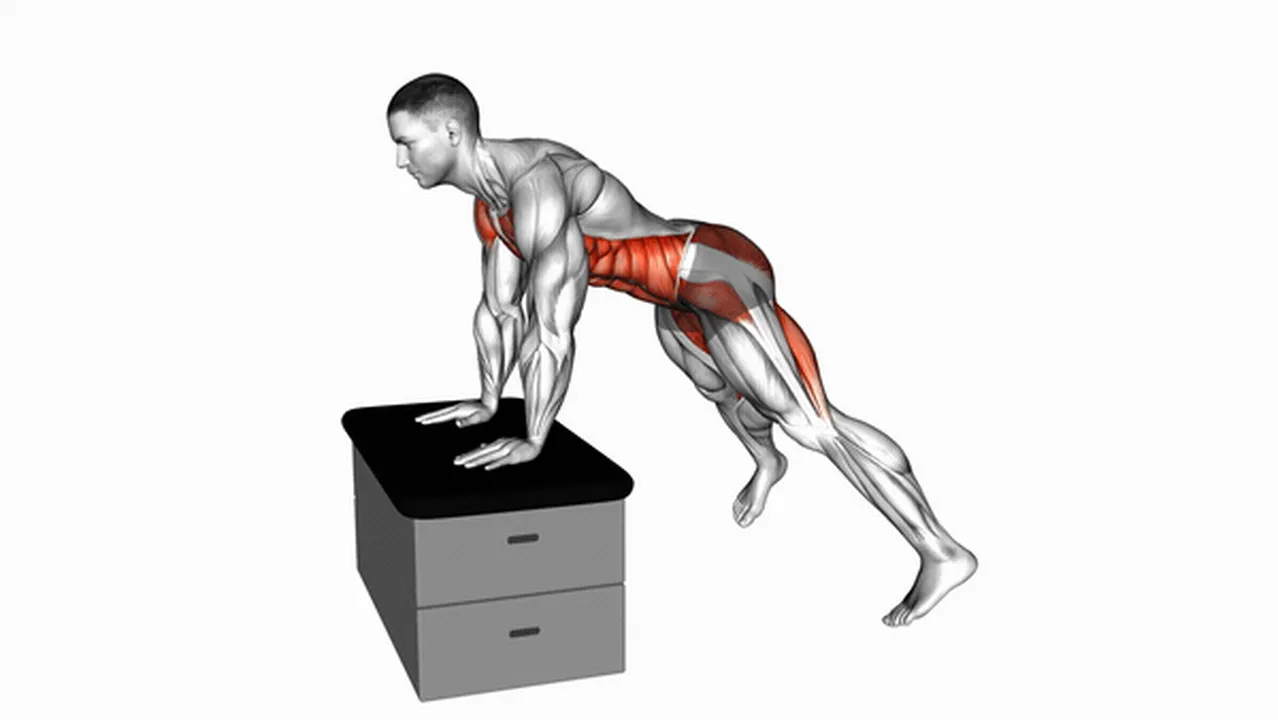 How to do Plank Jacks on a Padded Stool? Image