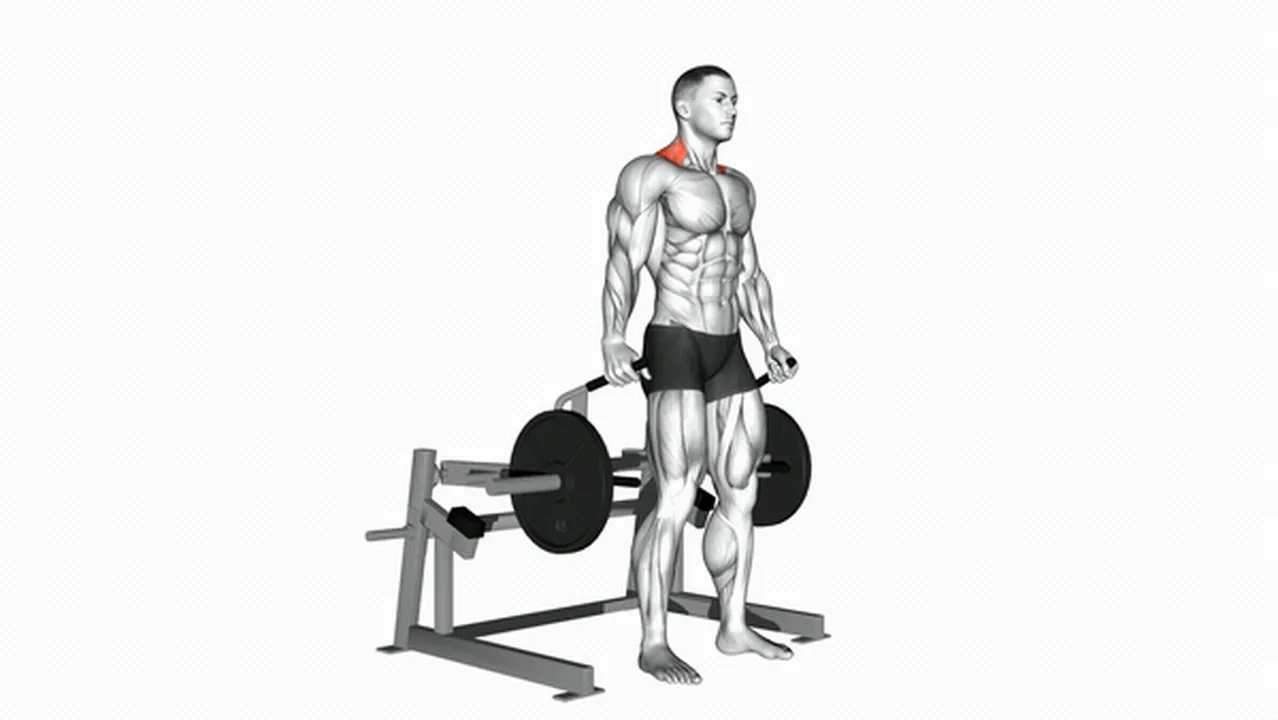 How to do plate-loaded lever shrugs? Image