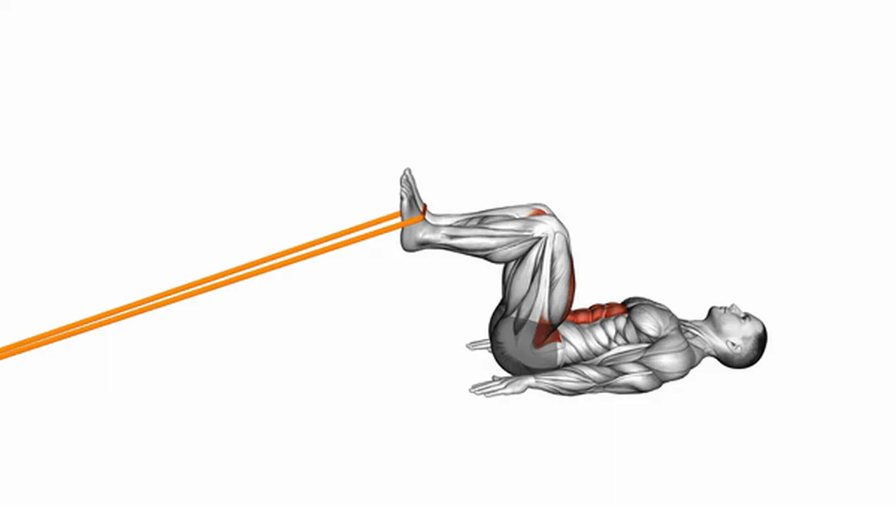 What are the benefits of Resistance Band Lying Bent Knee Raises? Image