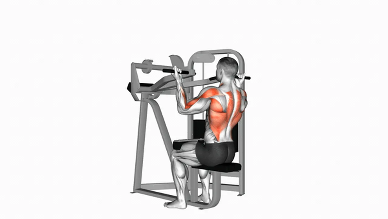 How to do Reverse Grip Machine Lat Pulldowns? Image