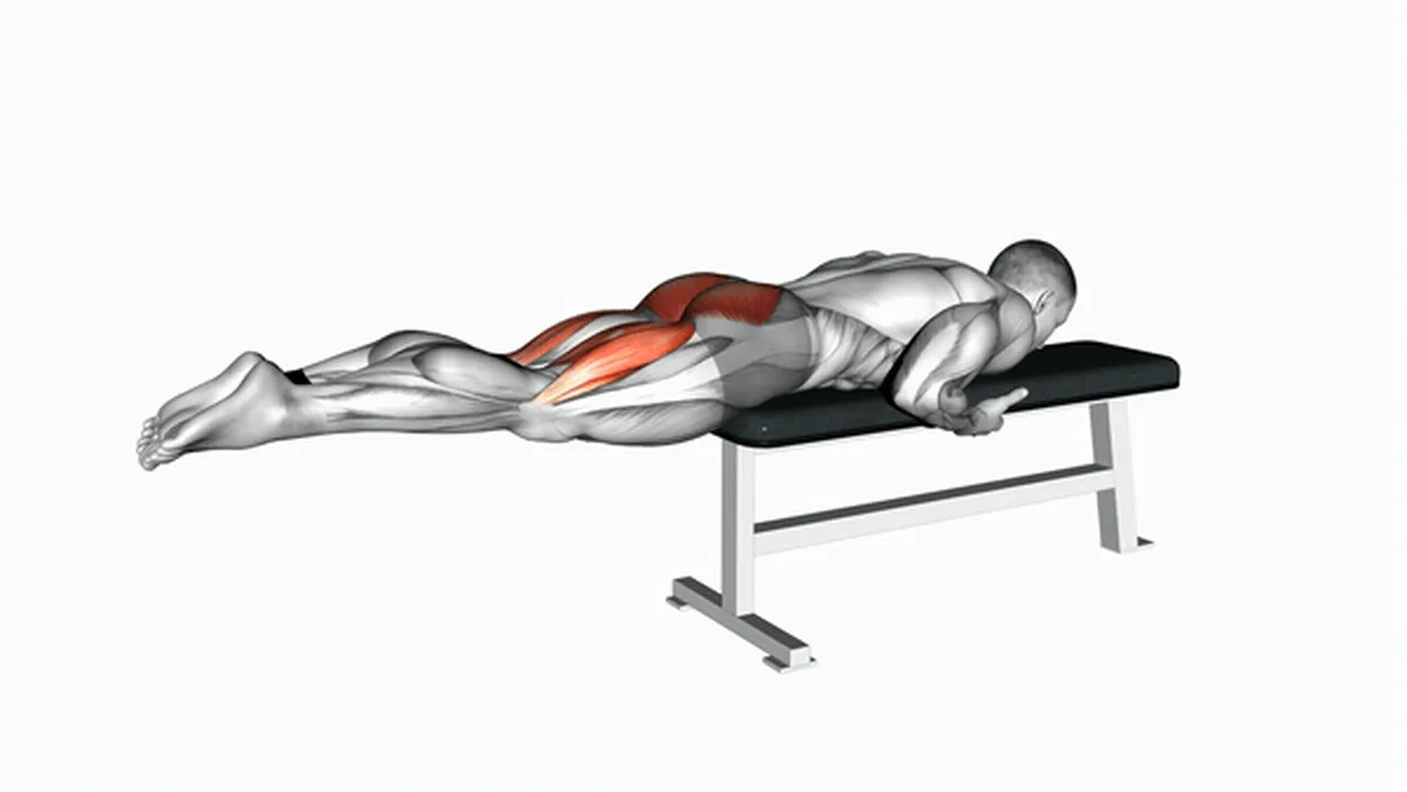 What are the benefits of reverse hyperextensions on a flat bench? Image